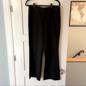 Wide leg, black dress pants